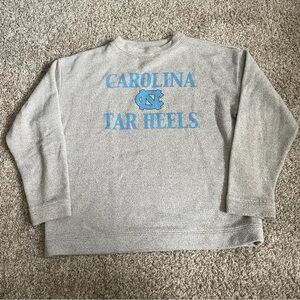 Vintage 80s University Of North Carolina Sweater Mens Medium Gray Tar Heel Unc